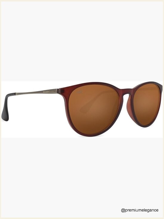 Lightweight Polarized Sunglasses for Women Round UV Protection Scratch Resistant main image 6